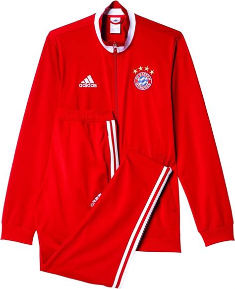 adidas herren fc bayern münchen polyesteranzug